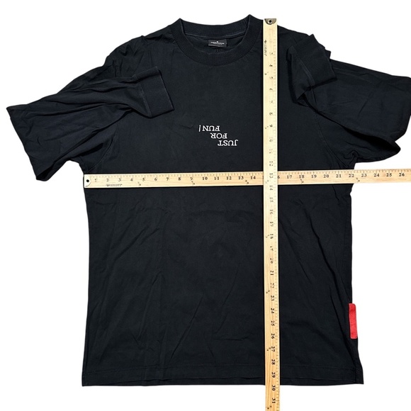 Marcelo Burlon Oversized Just for Fun Ghost Haunted House L/S T Shirt Mens XS - Picture 11 of 11